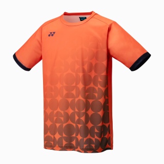 Yonex Sport T-shirt Practice Graphic Print 16746 (100% Polyester) 2025 orange boys